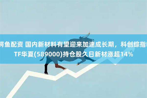 鳄鱼配资 国内新材料有望迎来加速成长期，科创综指ETF华夏(589000)持仓股久日新材涨超14%